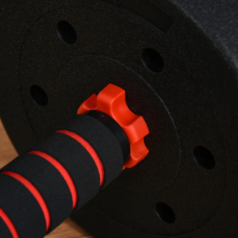 2-in-1 Dumbbell Set Adjustable 25kg Short & Long Barbell - Image 7