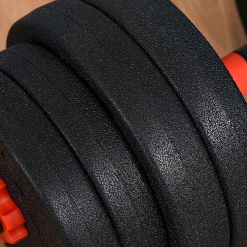 2-in-1 Dumbbell Set Adjustable 25kg Short & Long Barbell - Image 8