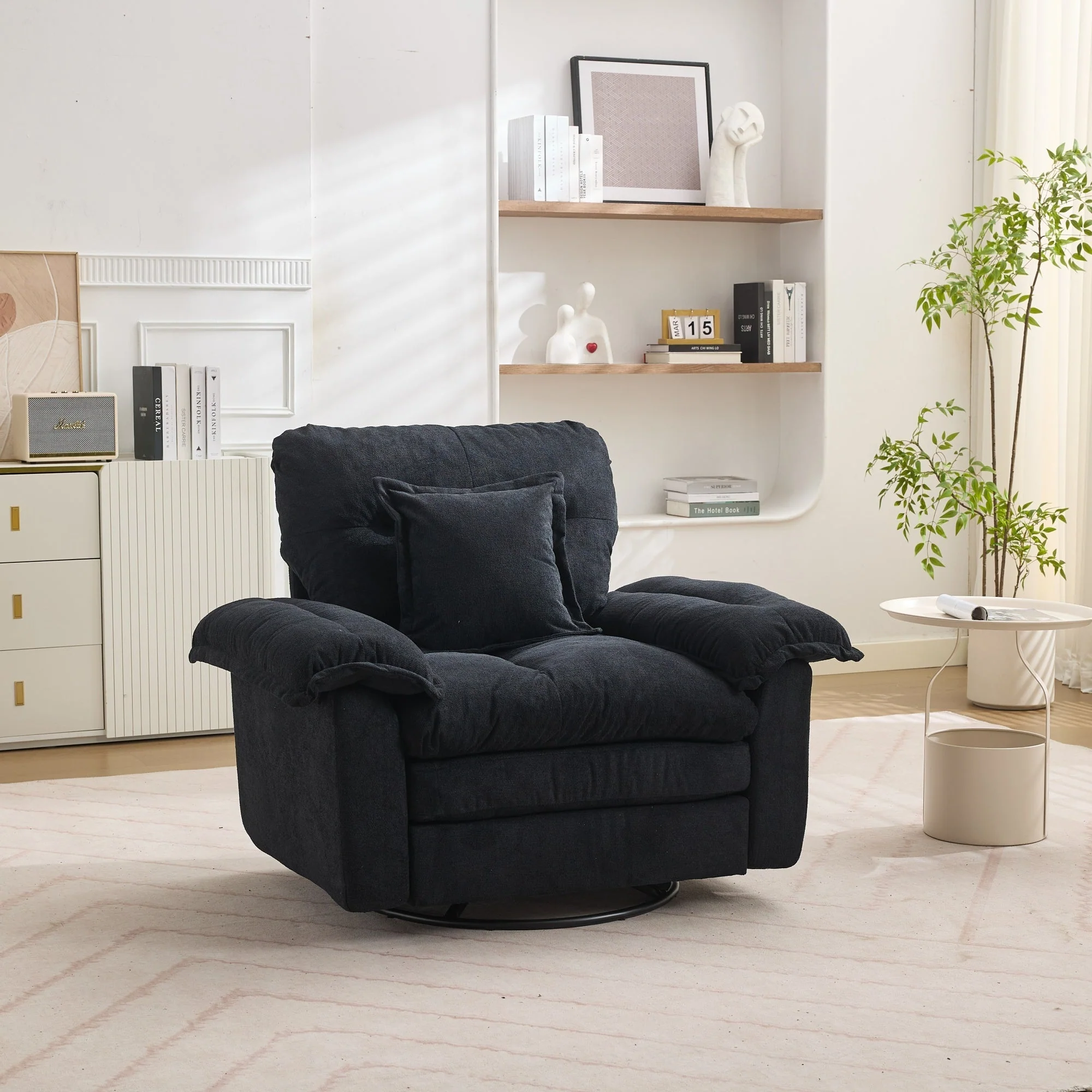 2-Piece Sofa Set with Single Sofa, Loveseat and Memory Foam Cushions, Chenille - Image 5