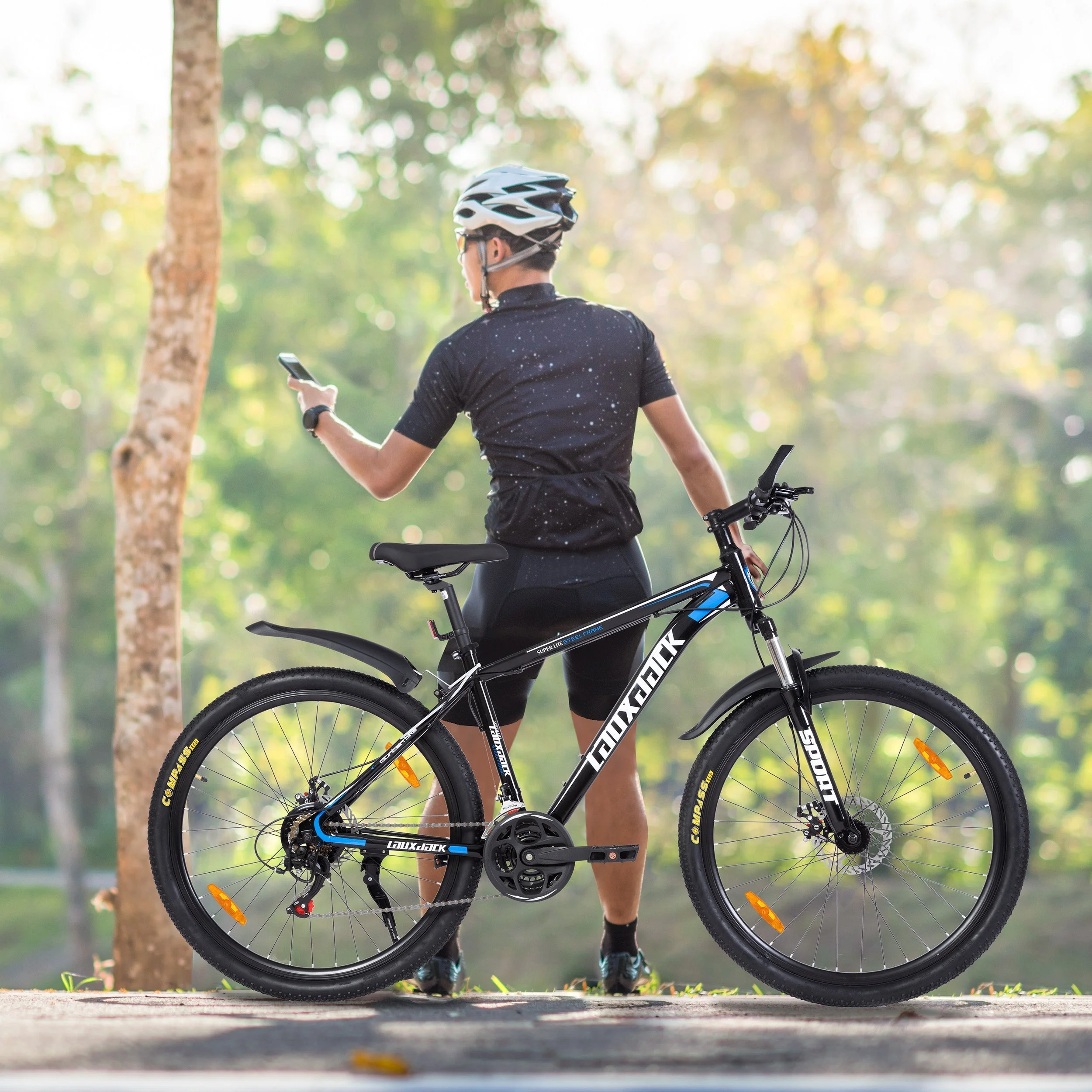 26-inch Hardtail Mountain Bike, 21-Speed Shimano Tourney with Disc Brakes, Steel - Image 10