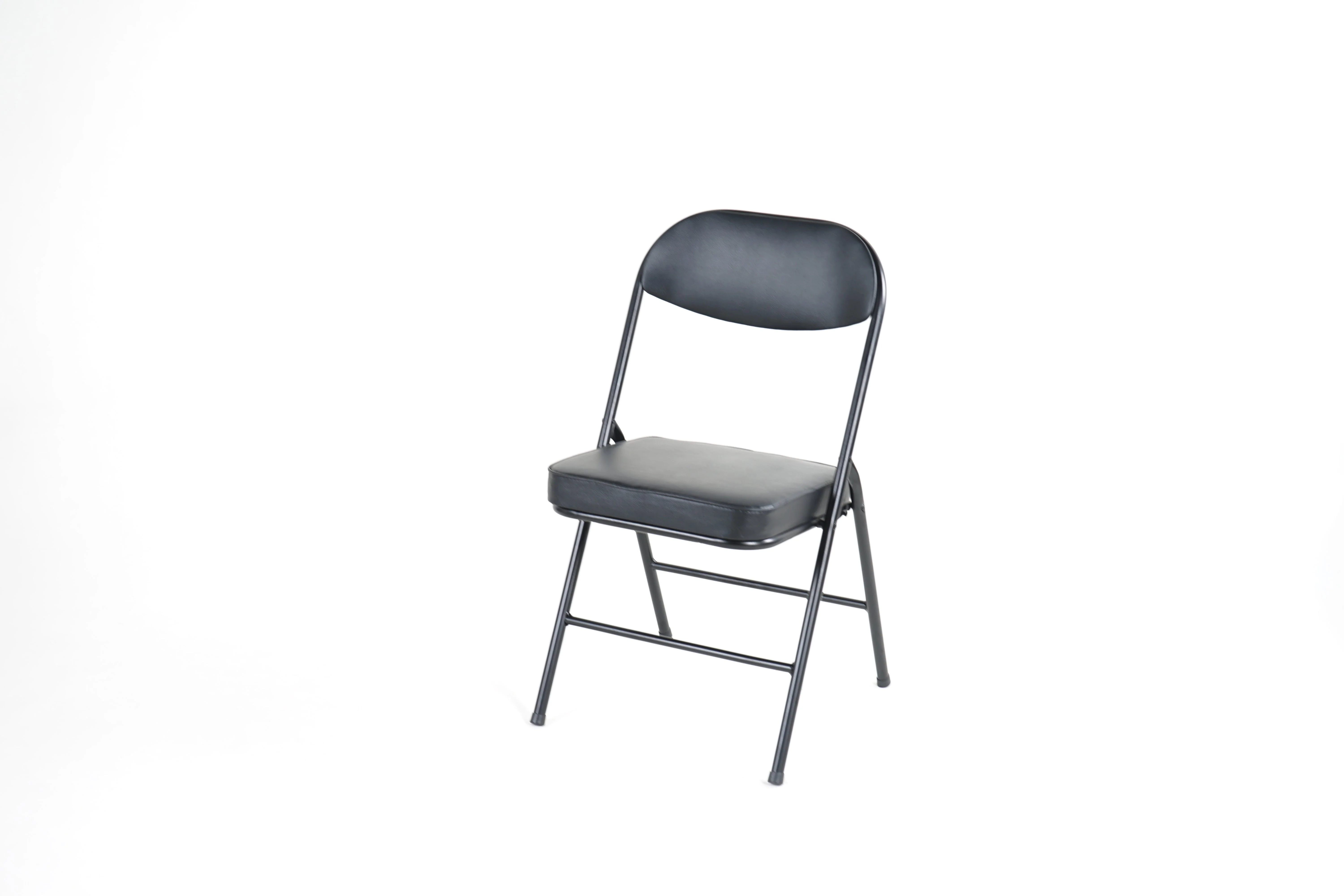 4 Pack Folding Chairs with Padded Seats Durable Metal Frame - Image 3