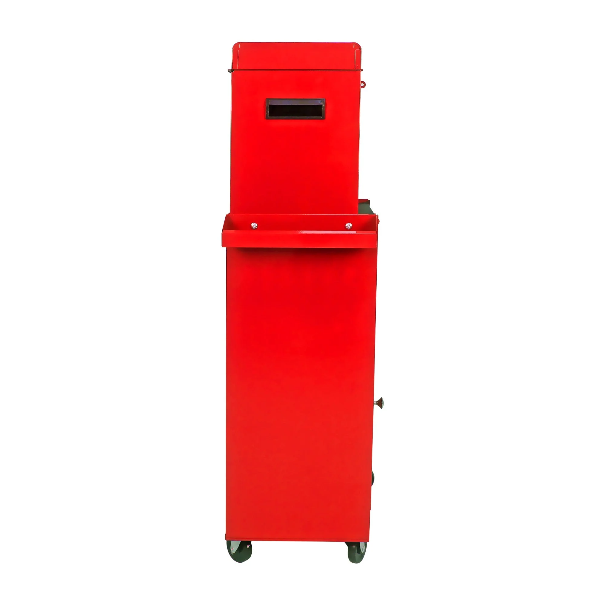 5-Drawer Tool Box Rolling Removable Top Adjustable Shelves Garage Red - Image 5