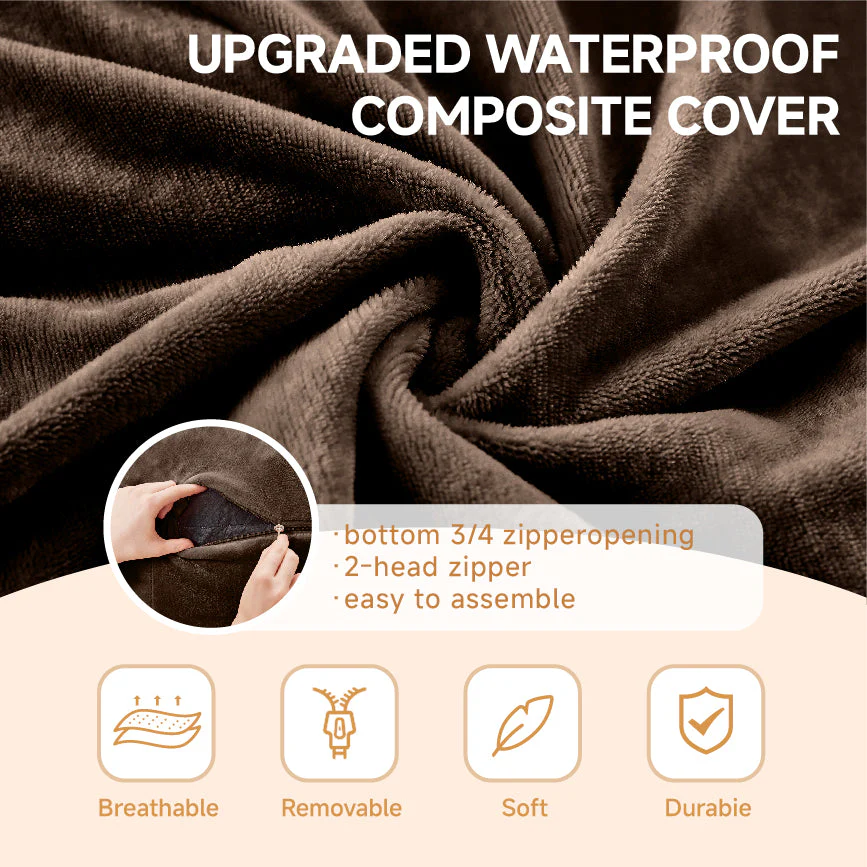 5FT Bean Bag Chair Sofa, Soft Comfortable Reading Chair for Adults, Bean Bag - Image 4