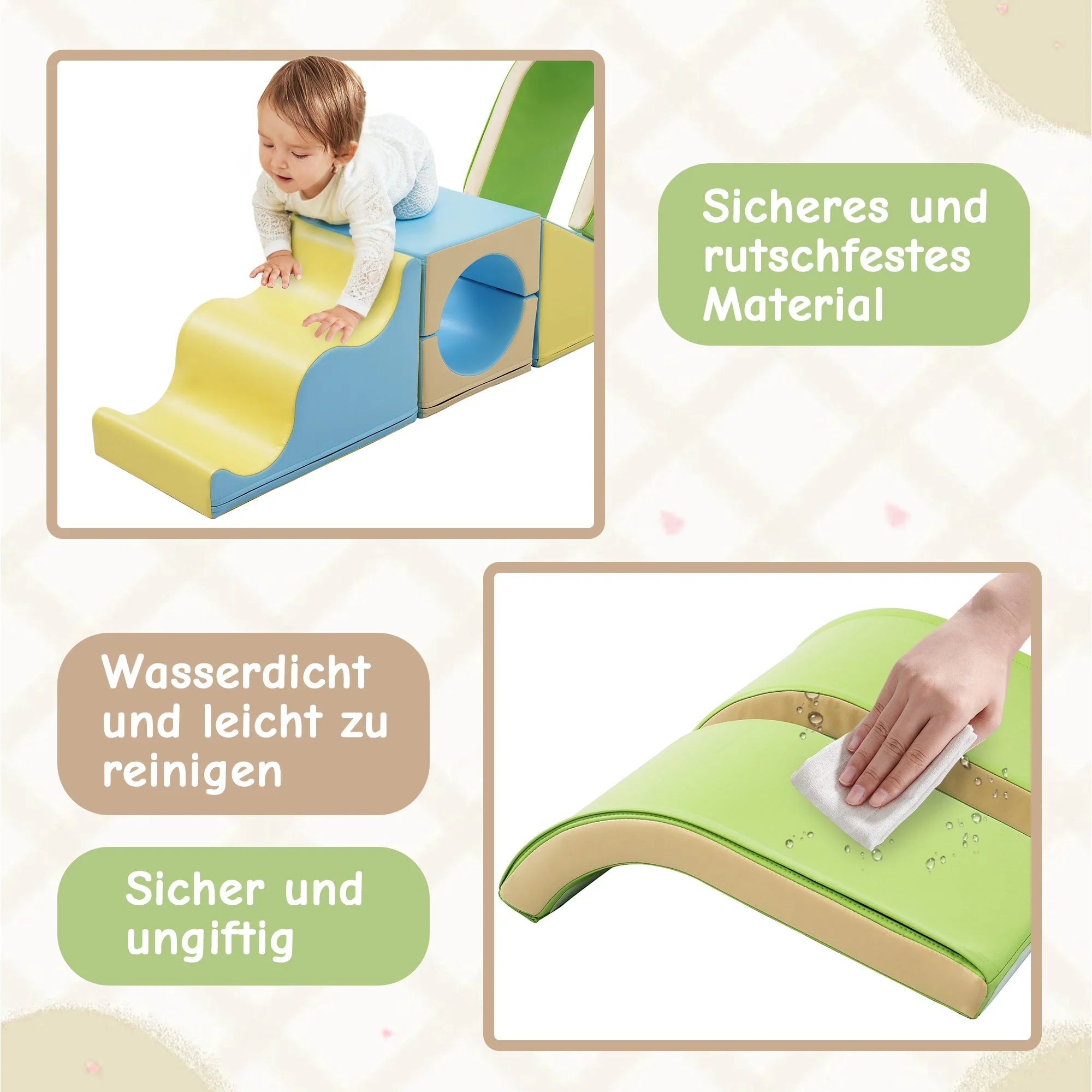 6-in-1 foam building blocks: creative play, crawling, sliding, colorful - Image 11