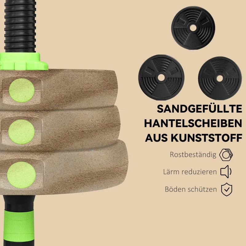 Adjustable Dumbbell Set, 20 kg Barbell Weight Training Set - Image 7