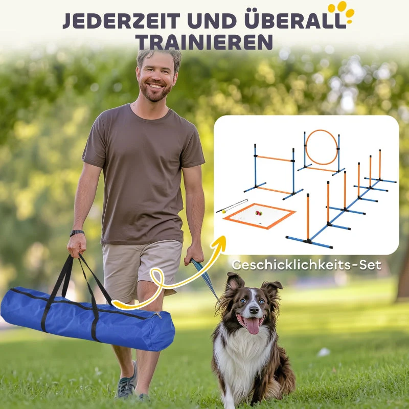 Agility Set, Dog Training 7-Piece Hurdle Equipment, Yellow - Image 6