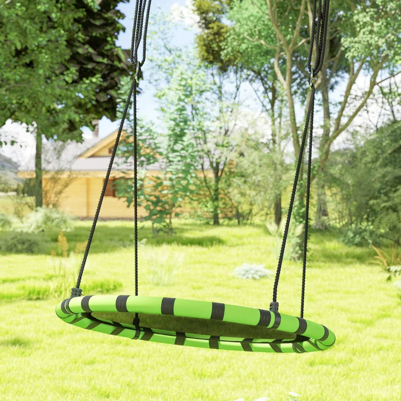 AIYAPLAY children's swing, 150 kg load capacity, metal, foam, black