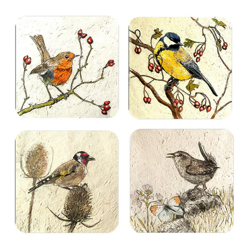 AL Garden Birds Coaster Set
