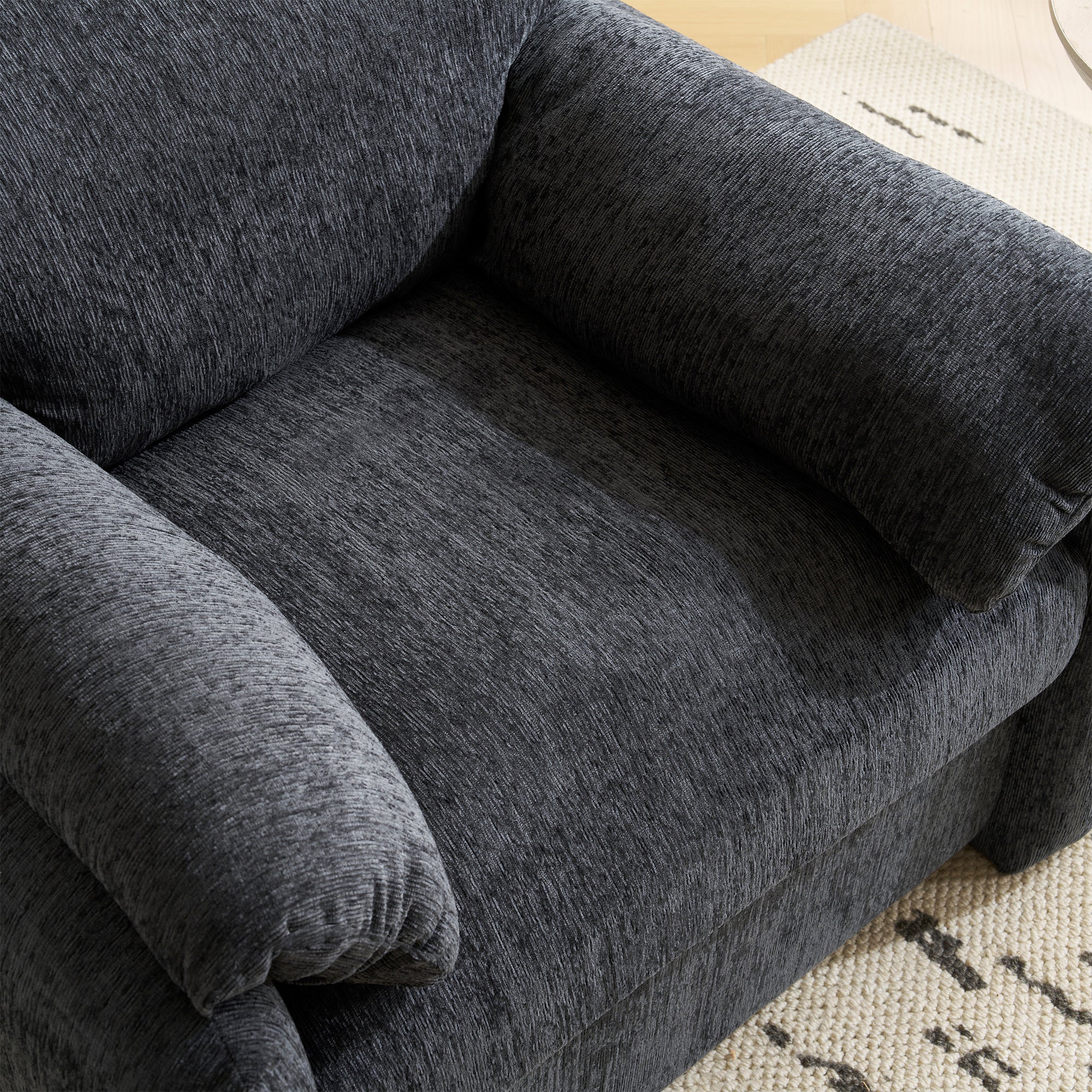Armchair, Oversized, Decorative, Single Sofa, Leisure Chair, Chenille Fabric - Image 6