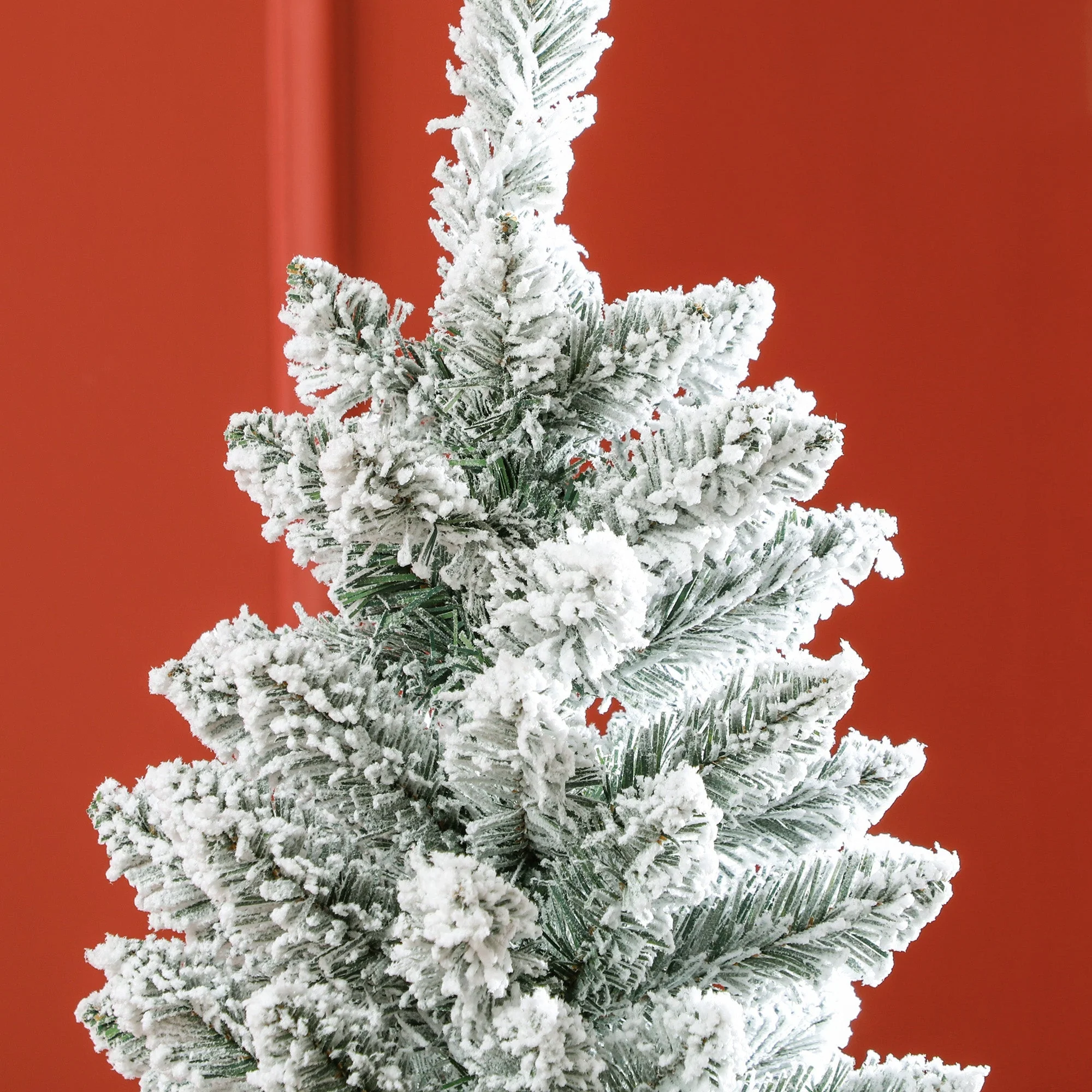 Artificial Christmas Tree, 180 cm with 479 tips and artificial snow, green - Image 8