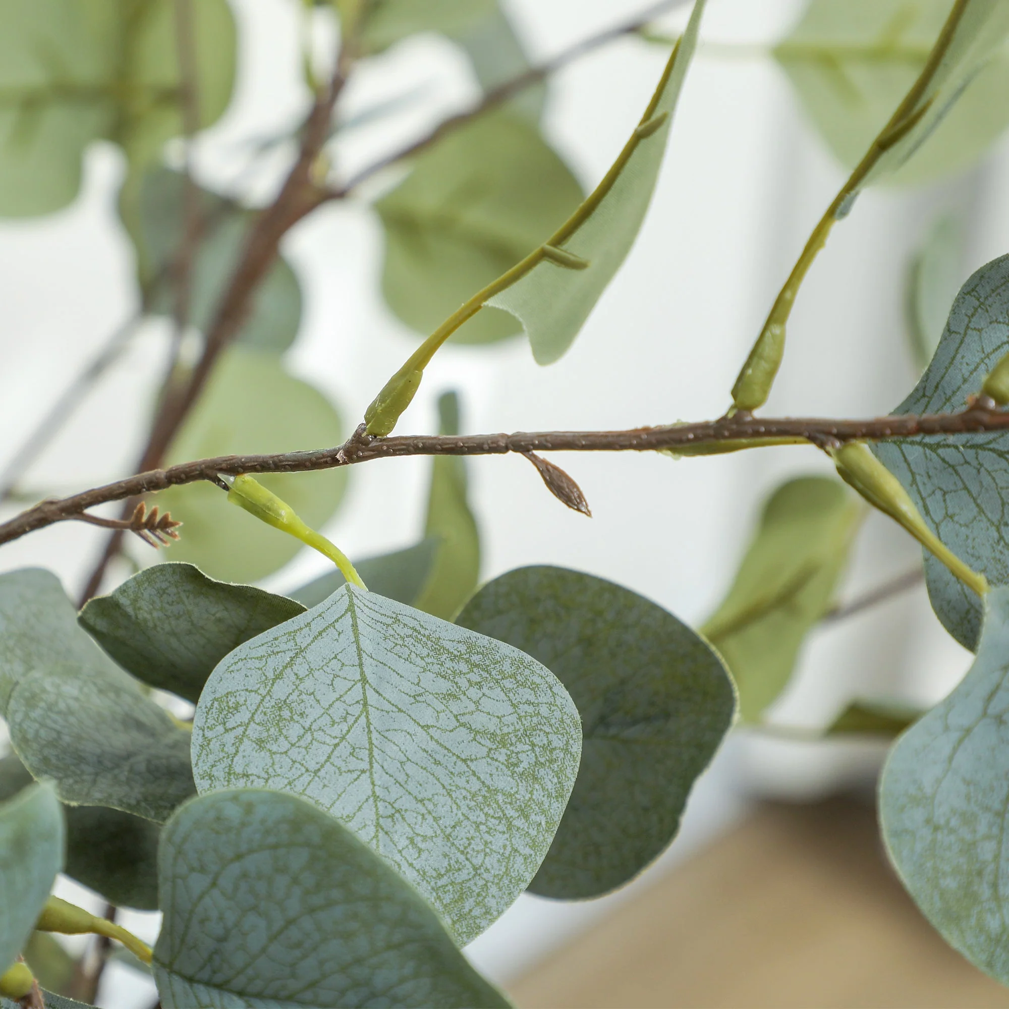 Artificial Eucalyptus Tree, Large 150 cm, Cement - Image 8