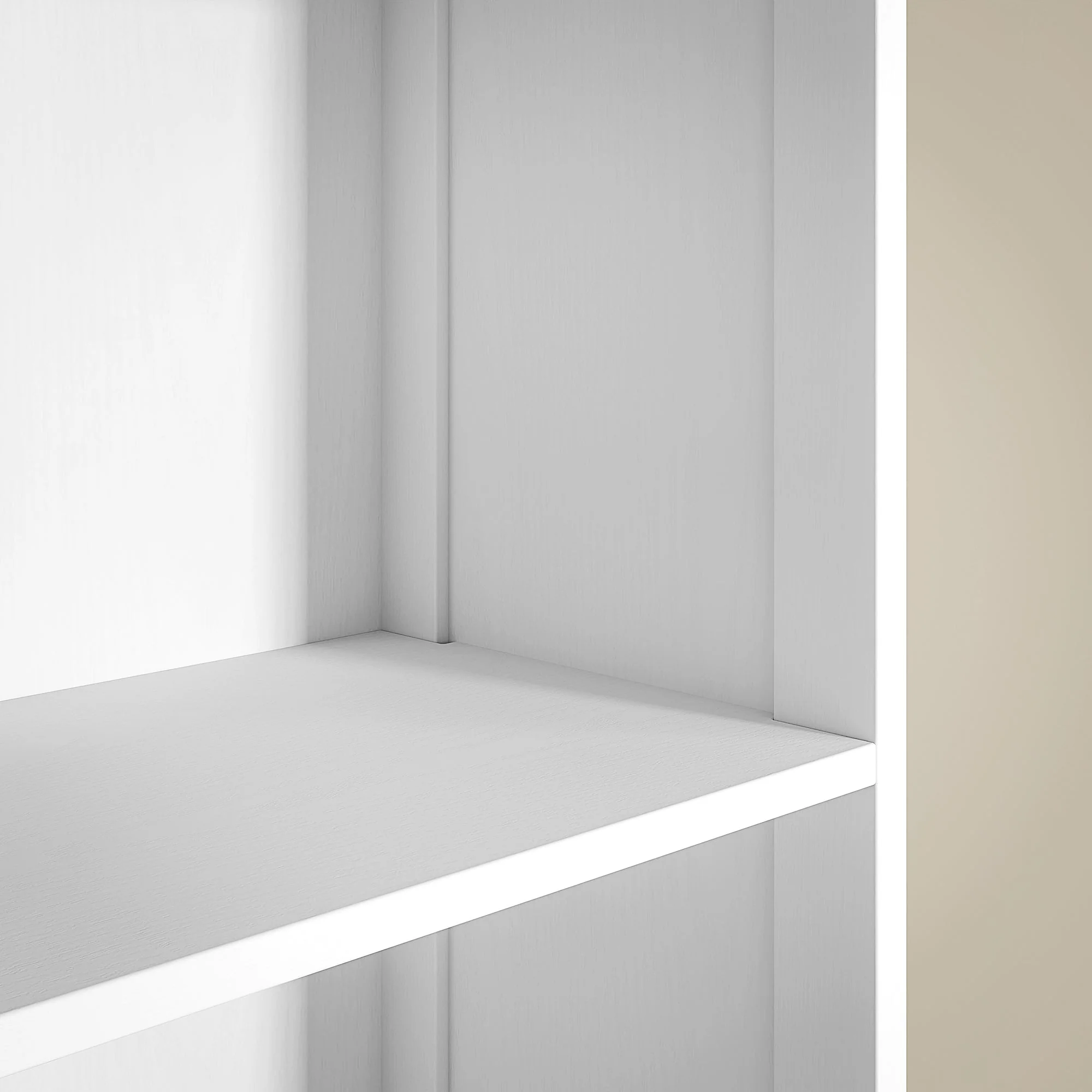 Bathroom Cabinet, Tall with 3 Shelves, 1 Drawer, White - Image 8