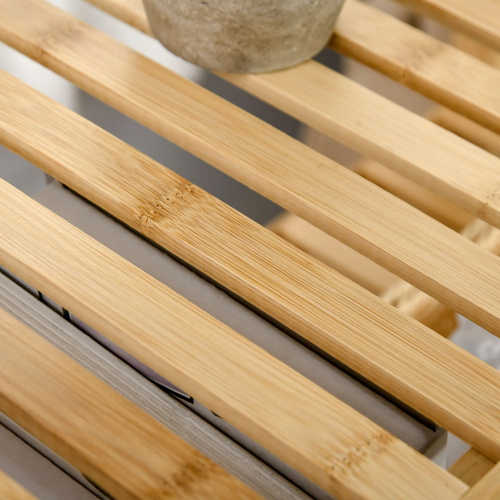 Beach Shelf 4-Tier Bookshelf Bamboo Natural Finish - Image 8