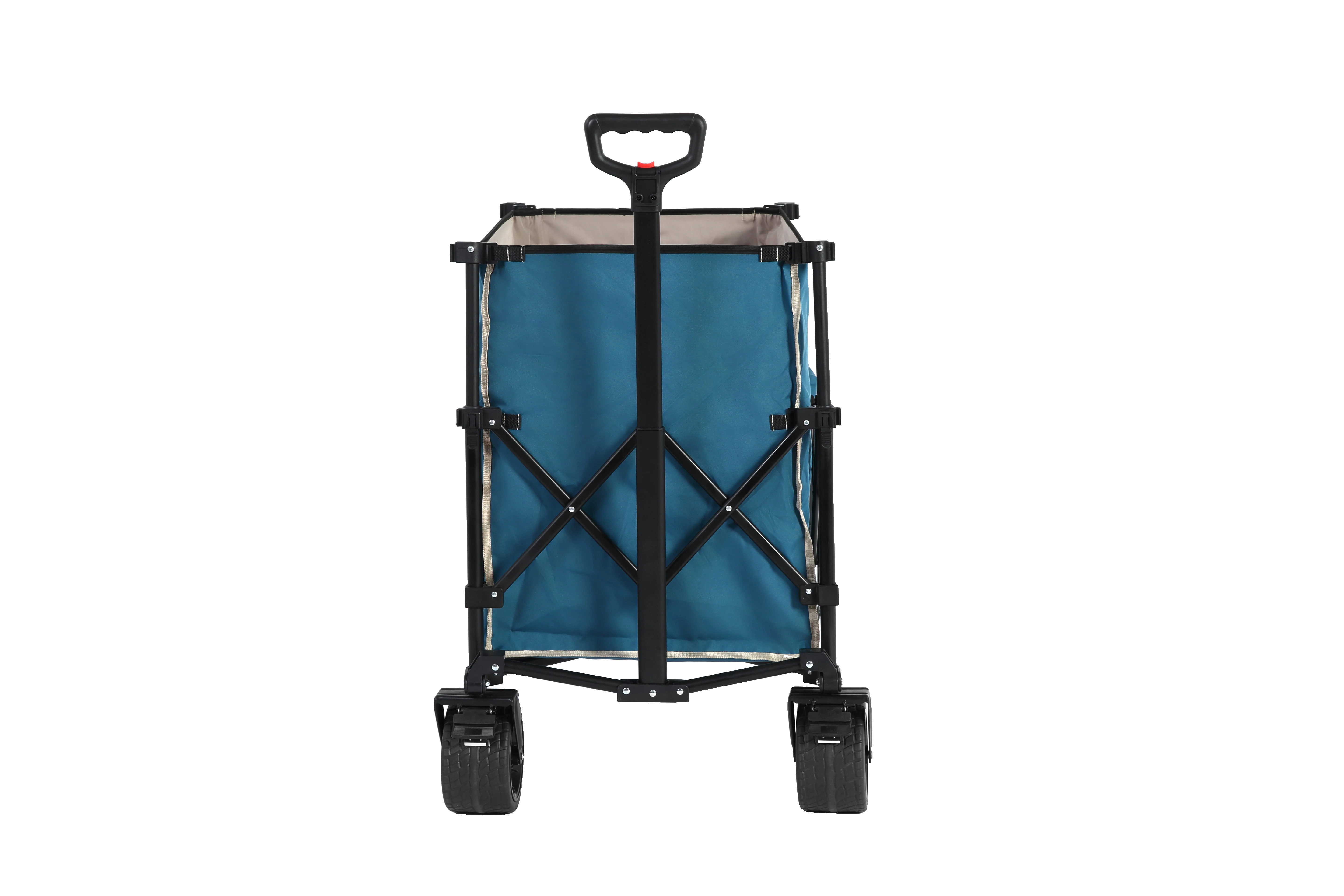 Beach Wagon, Collapsible 220lbs, Heavy Duty, All-Terrain Wheels, Blue - Image 4