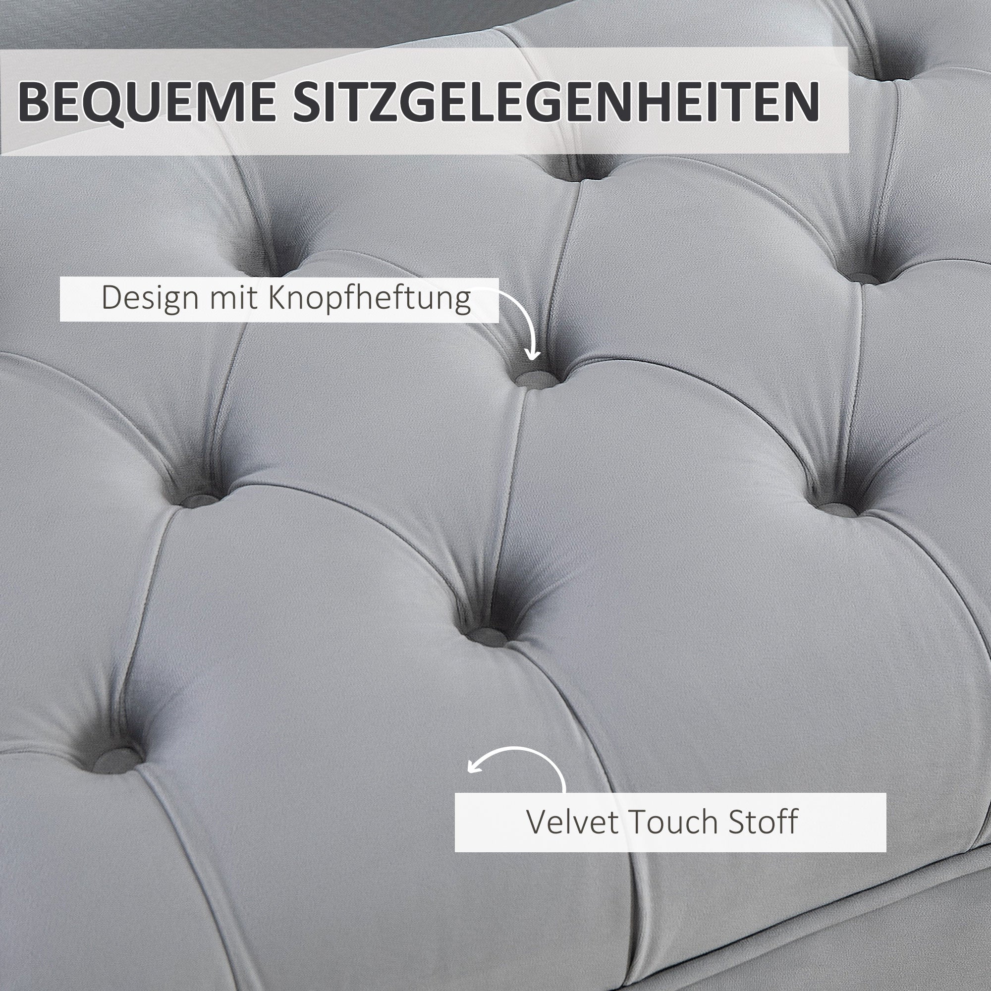Bench/Bed/Shoe Bench with Raised Legs 118x45x42cm Velvet Light Grey - Image 5