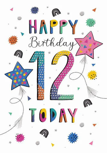 Birthday Card - Age 12