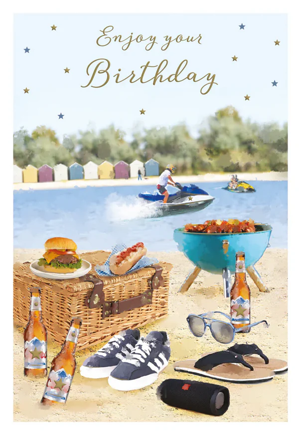Birthday Card - BBQ