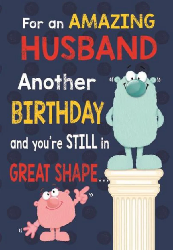 Birthday Card - Husband