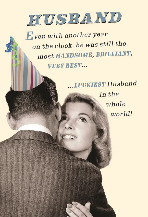Birthday Card - Husband