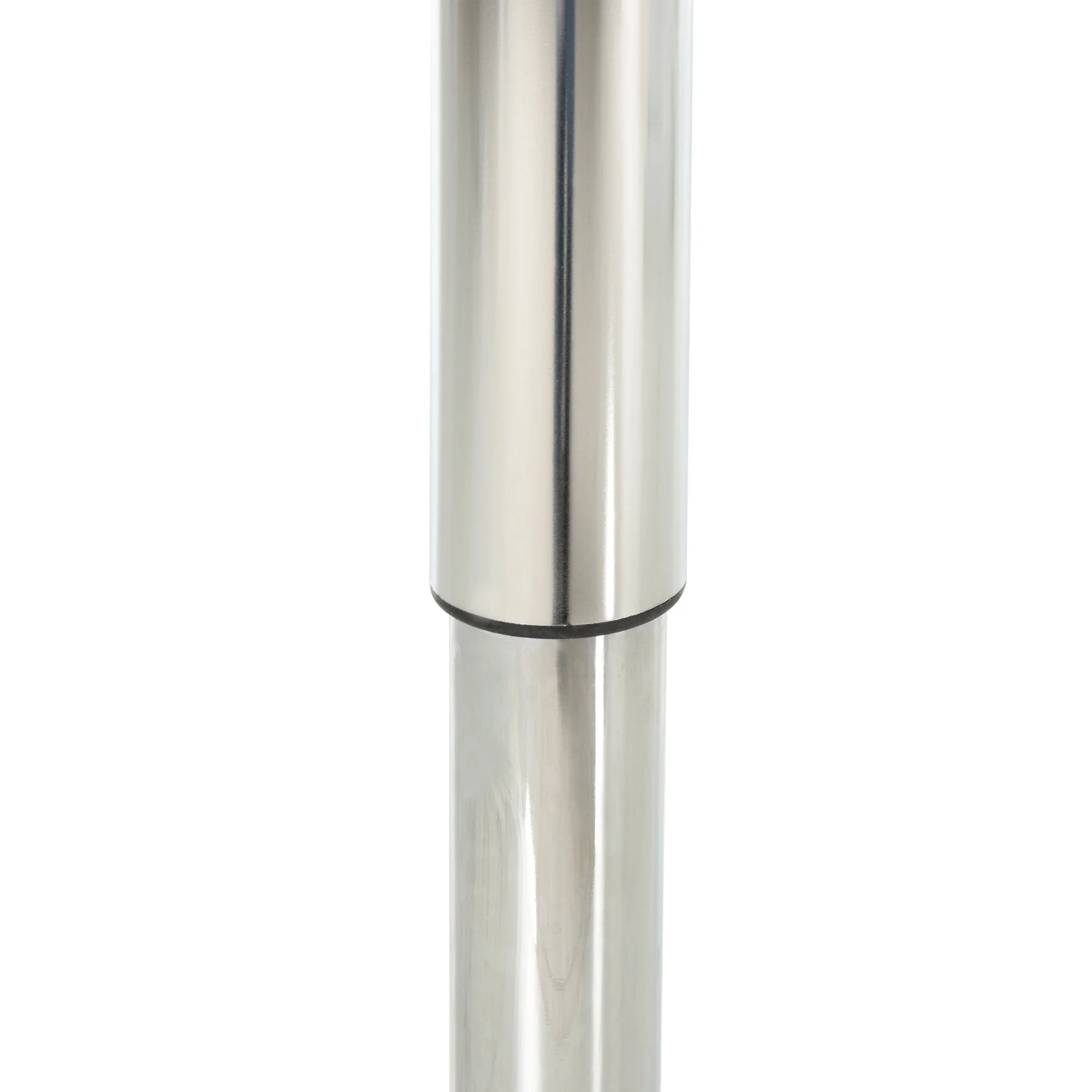 Bistro Table, Height Adjustable Square, Steel White - Image 7