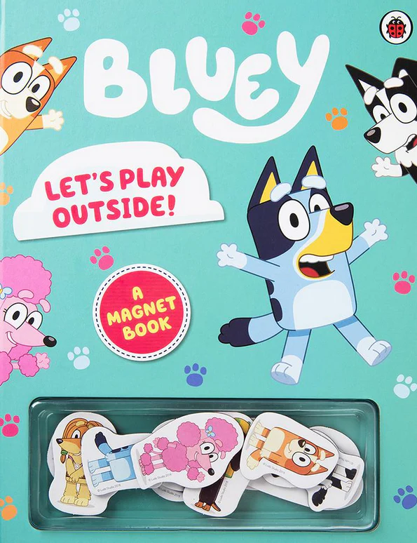 Bluey Magnets Lets Play Outside