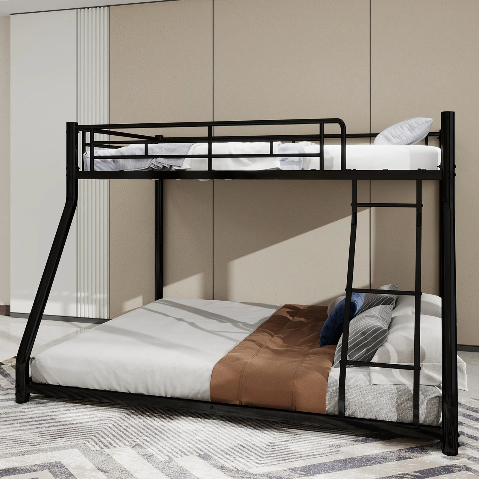 Bunk Bed, Twin Over Full, Metal - Image 8