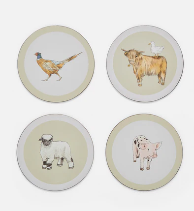 Buttercup Farm - Coasters Set/4