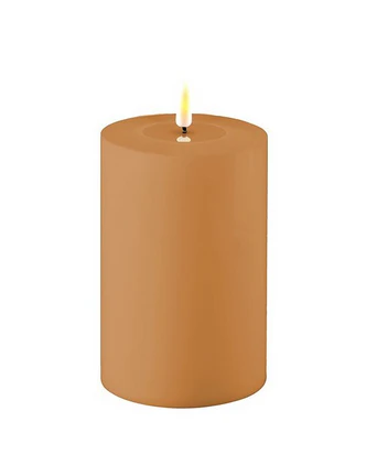 Caramel Outdoor LED Candle 10x15cm
