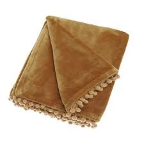 Cashmere Touch Throw - Honey 130x170cm
