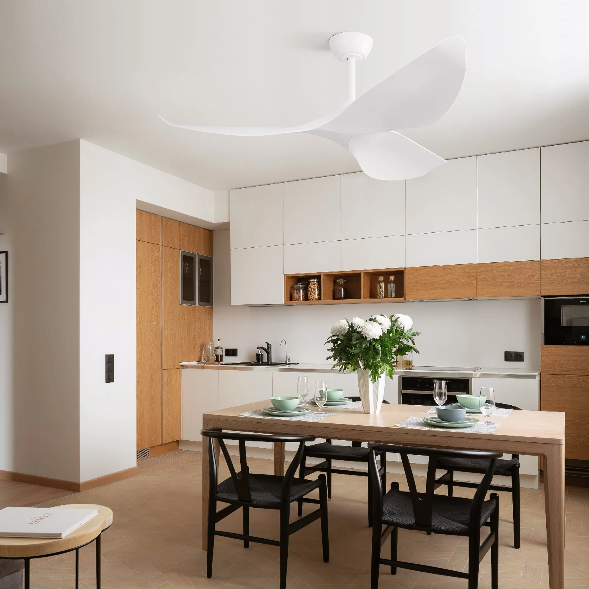 Ceiling Fan 38-inch DC Motor Remote Control Indoor/Outdoor ABS - Image 4
