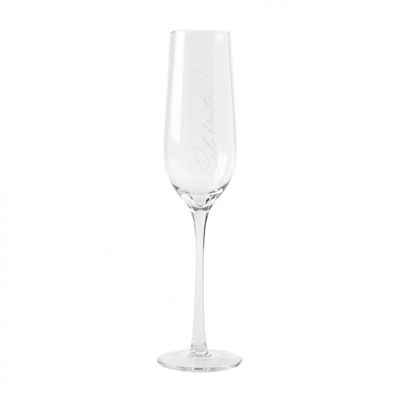 Celebrate Champagne Glass
