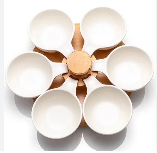 Ceramic Dip Set Medium w/Turntable