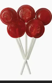 Cherry Lollipops