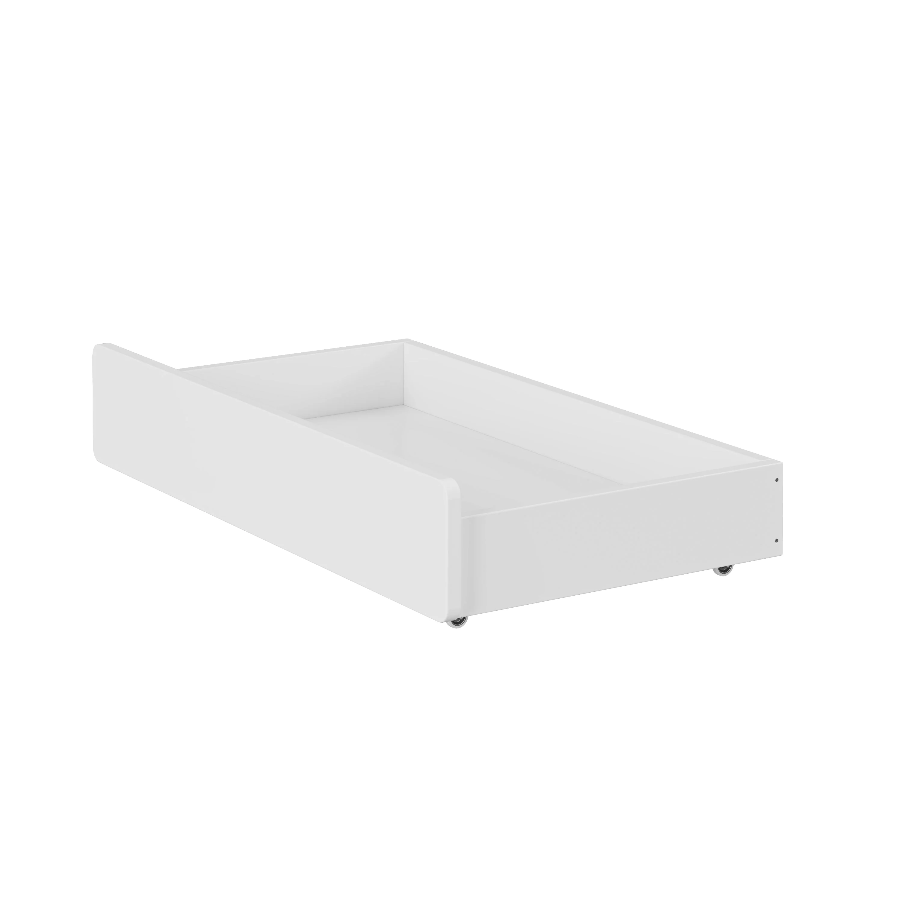 Children's Bed 90x190 Single with 2 Drawers, Solid Wood White - Image 8