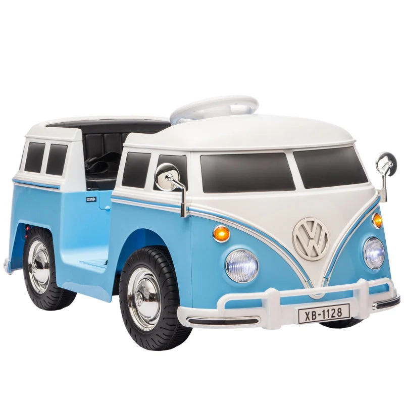 Children's Electric Car with 12V Dual Motor and MP3, Blue - Image 2