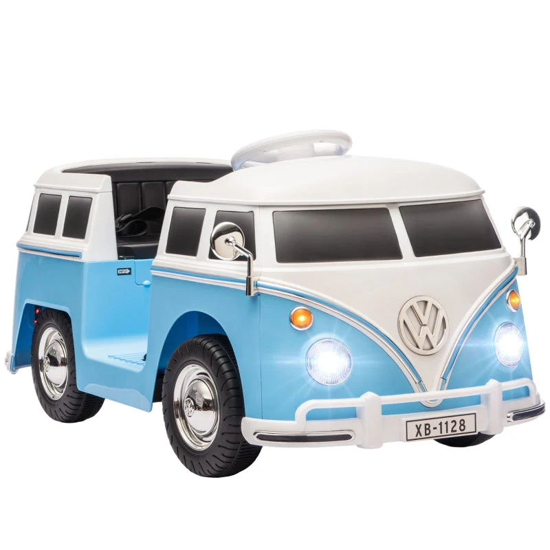 Children's Electric Car with 12V Dual Motor and MP3, Blue - Image 8