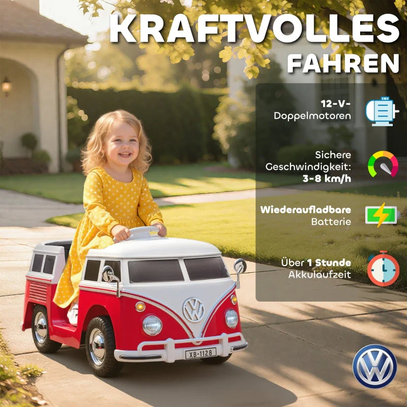 Children's Electric Car with 12V Dual Motor and MP3, Red - Image 5