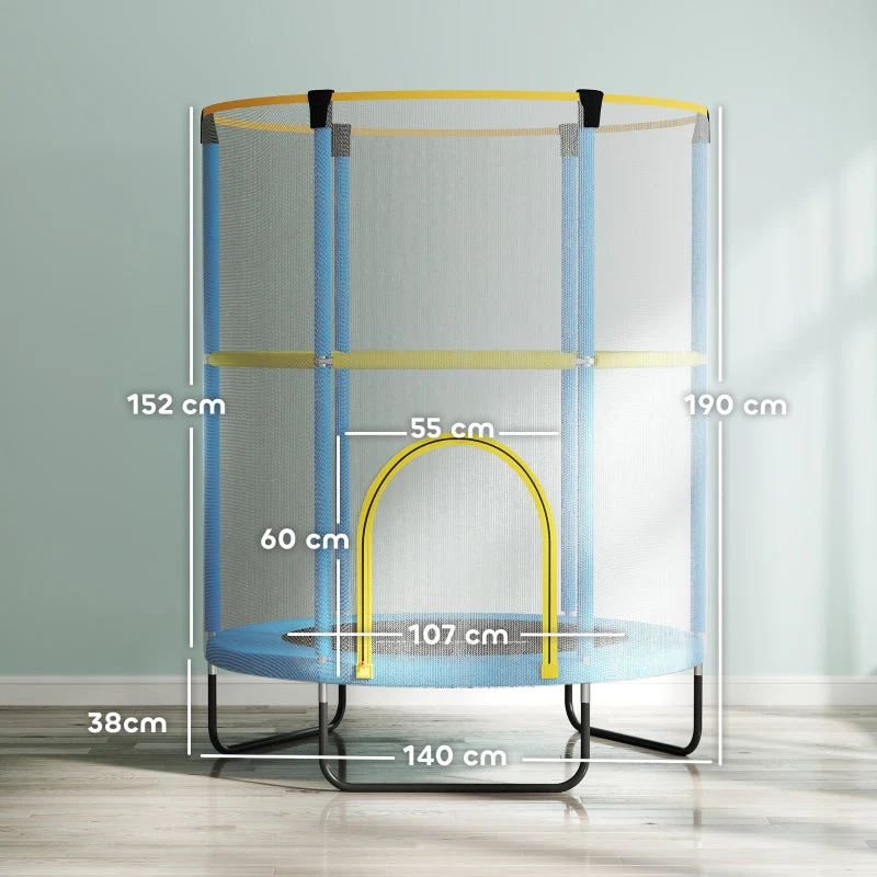 Children's Trampoline, Safety Net Non-Slip Legs, Colorful - Image 3