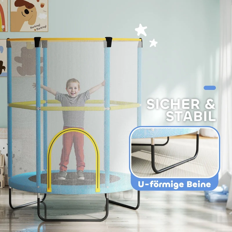 Children's Trampoline, Safety Net Non-Slip Legs, Colorful - Image 4