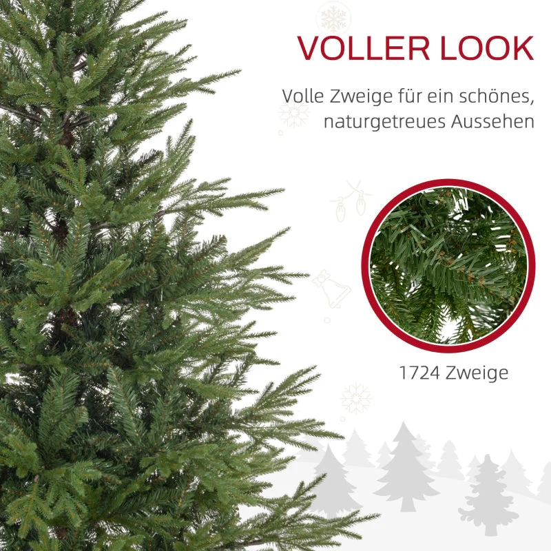Christmas Tree, 150 cm, Realistic, Quick Assembly, Plastic - Image 5