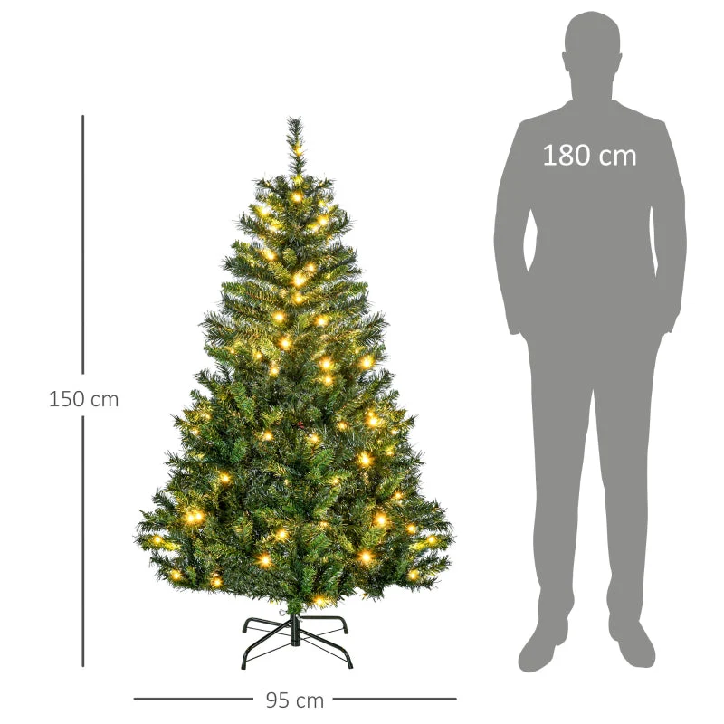 Christmas Tree Artificial, Decorations Included, Green - Image 3