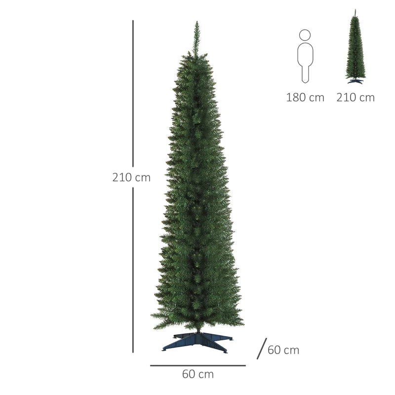 Christmas Tree, Artificial Fir, 2.1m, Green - Image 3