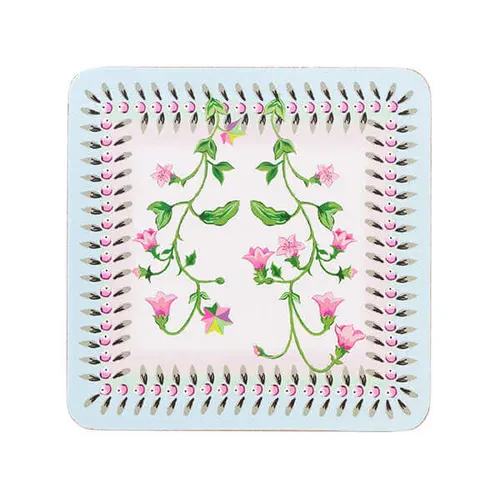 CK Coasters Set/4 - Twin Flowers