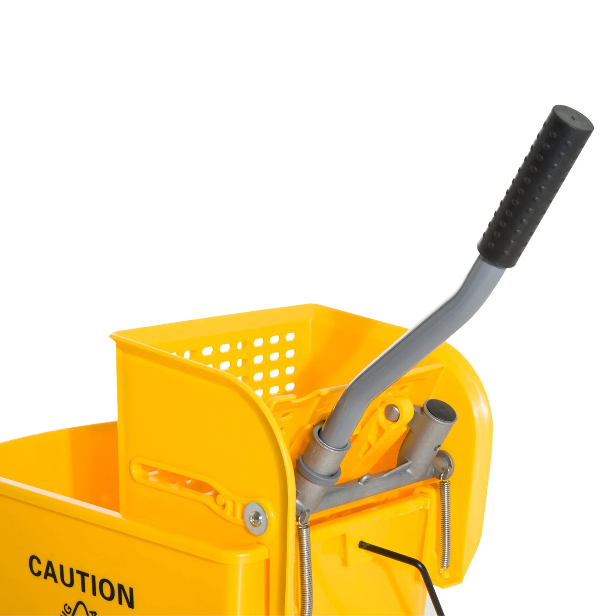 Cleaning Bucket Cart 20 Liter Mop 2 Chambers Yellow - Image 8