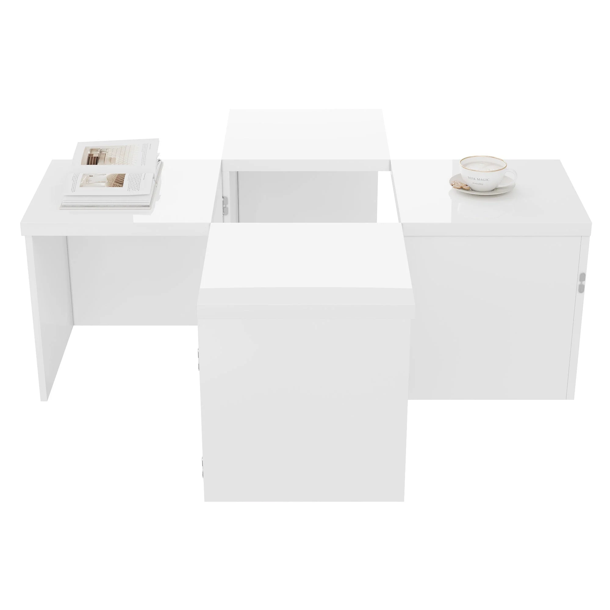 Coffee Table, DIY High Gloss Free Combination - Image 4