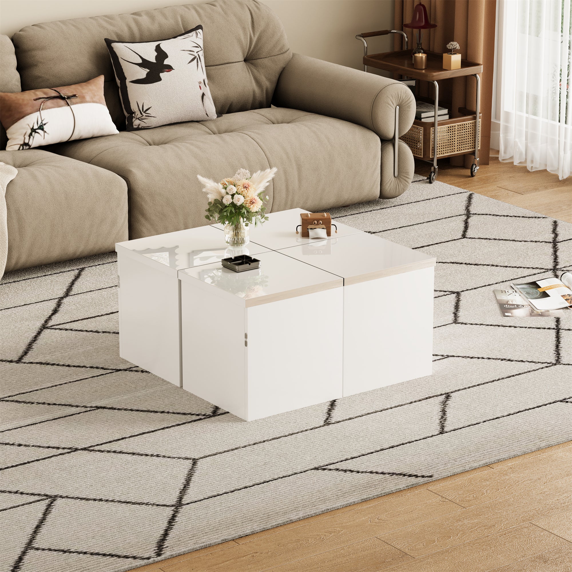 Coffee Table, DIY High Gloss Free Combination - Image 5