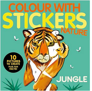 Colour with Stickers - Jungle