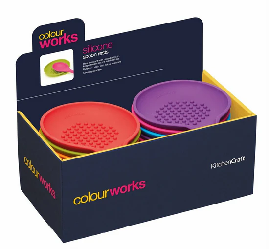 Colour Works Spoon Rest - Silicone