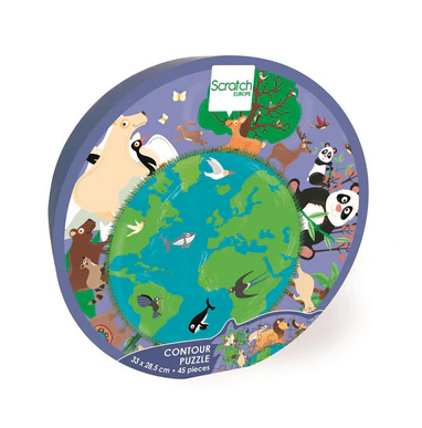 Compact Puzzle - World