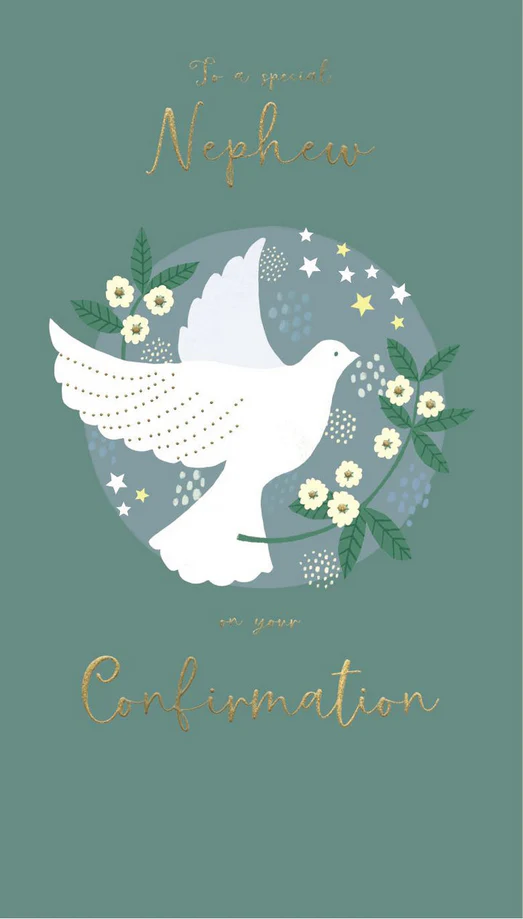 Confirmation Nephew - Dove Green